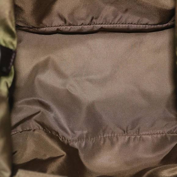 PRADA Hand Bag Nylon 2way Khaki Auth fm1303 - Picture 10 of 16